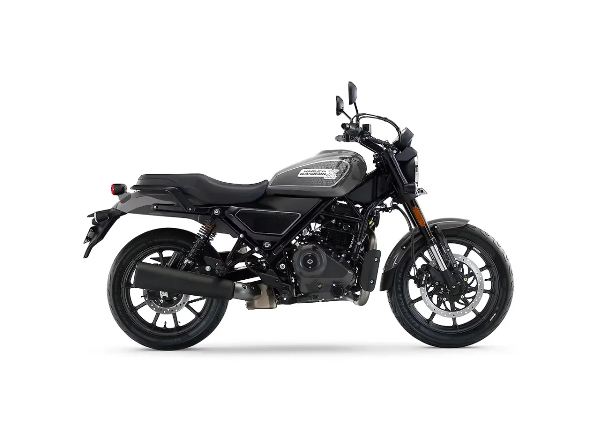 Harley-Davidson X440 Vivid Metallic Dark Silver motorcycle side profile