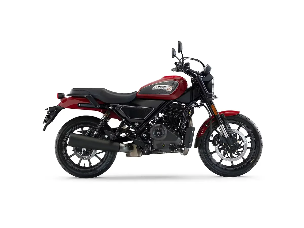 Harley-Davidson X440 Vivid Metallic Thick Red motorcycle side profile
