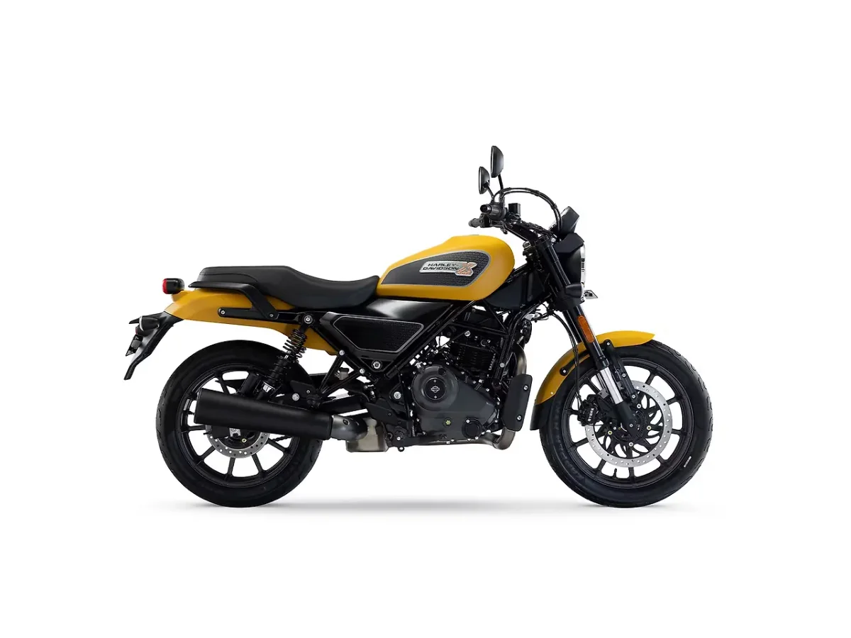 Harley-Davidson X440 Vivid Mustard motorcycle side profile