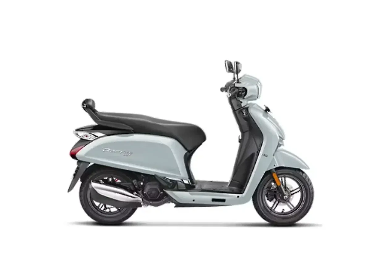 Hero Destini 110 Aqua Grey scooter side profile