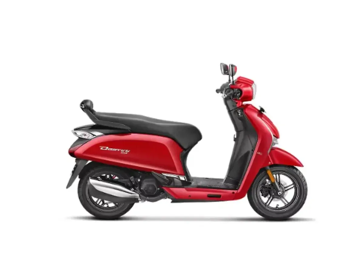 Hero Destini 110 Groovy Red scooter side profile