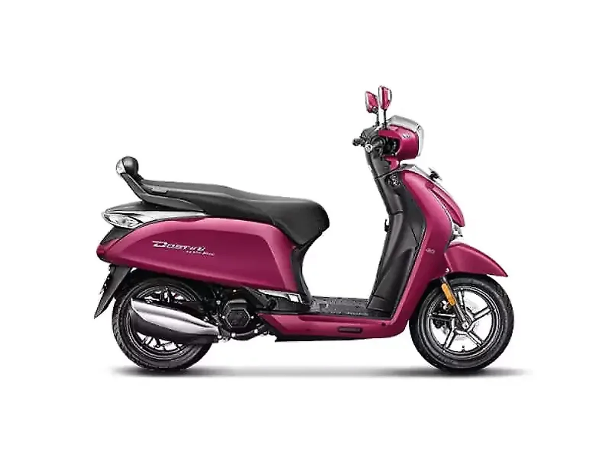 Hero Destini 125 Mystique Magenta scooter side profile