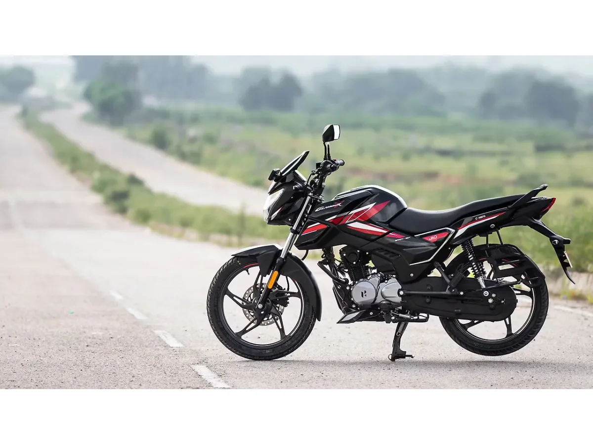 Hero Glamour X 125 motorcycle left side profile