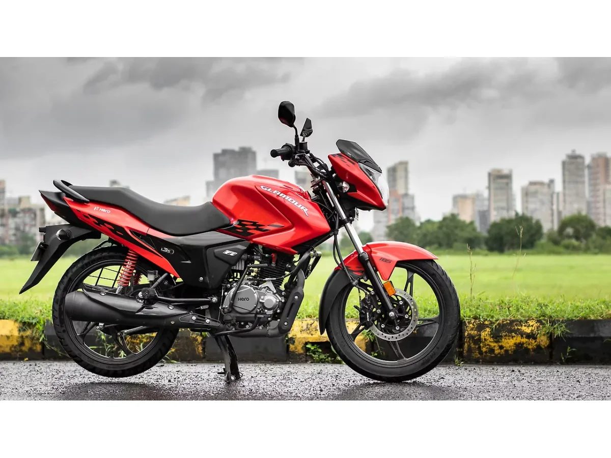 Hero Glamour motorcycle right side profile