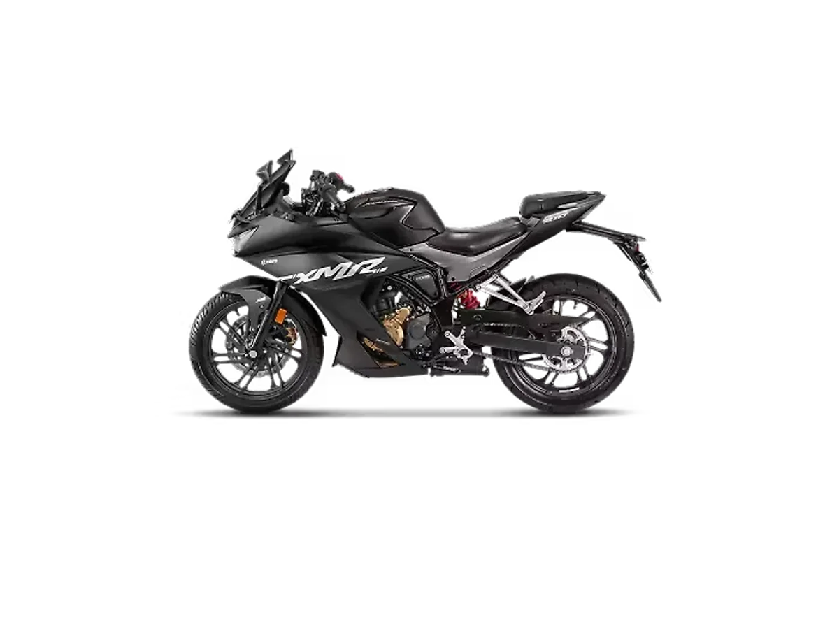 Hero Karizma XMR 210 motorcycle left side profile