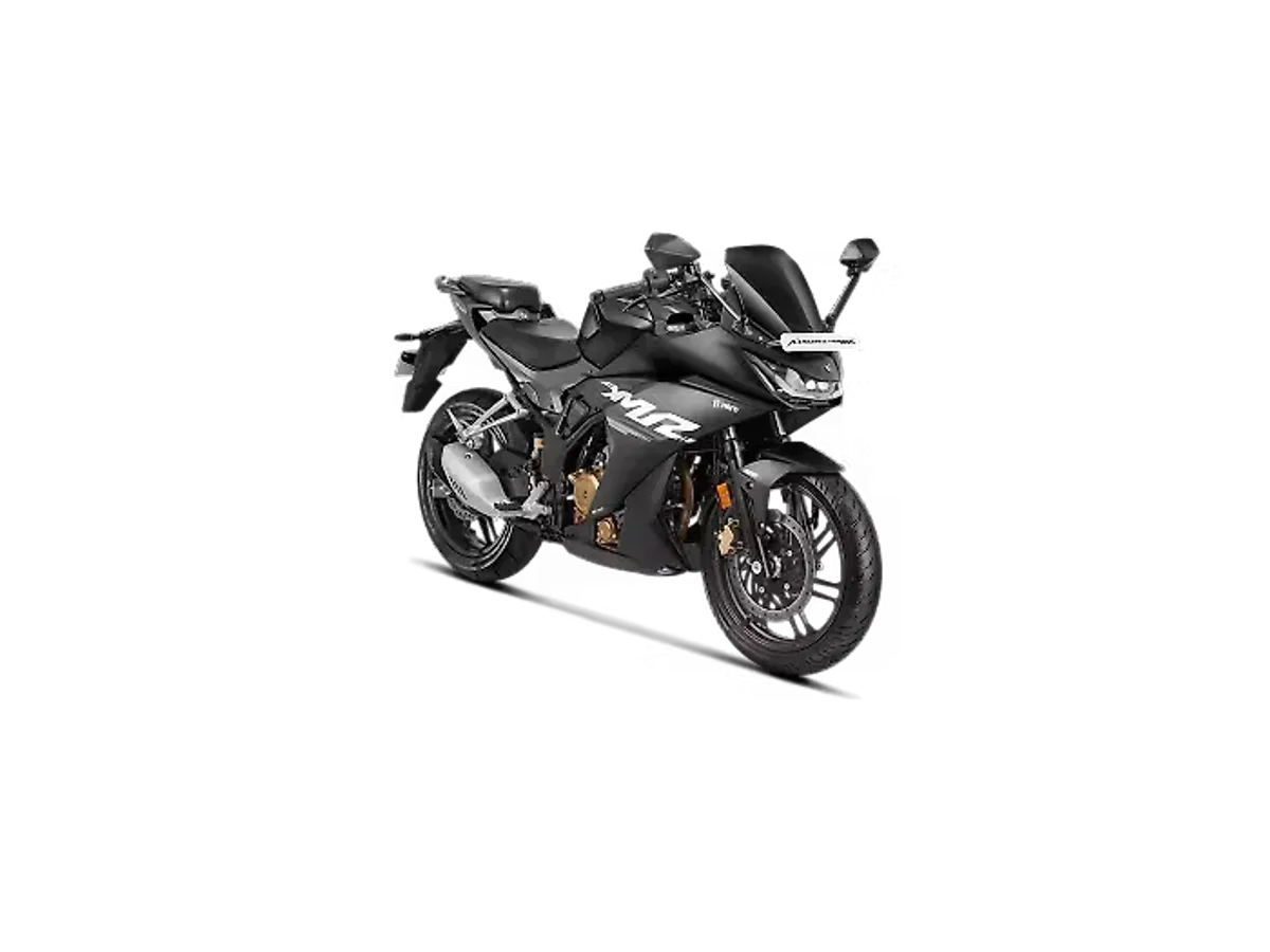 Hero Karizma XMR 210 motorcycle right front three-quarter view