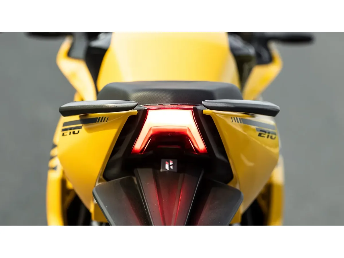 Hero Karizma XMR LED tail light close-up
