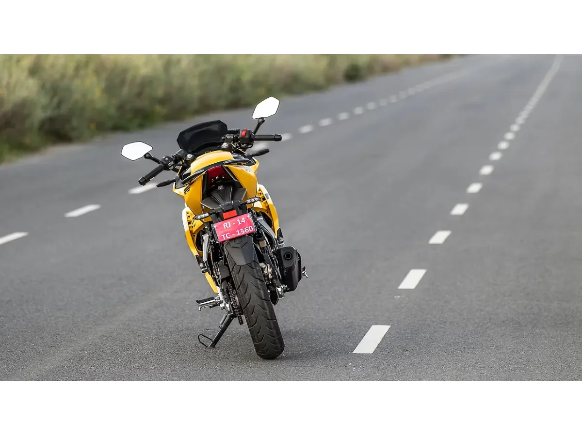Hero Karizma XMR motorcycle rear view