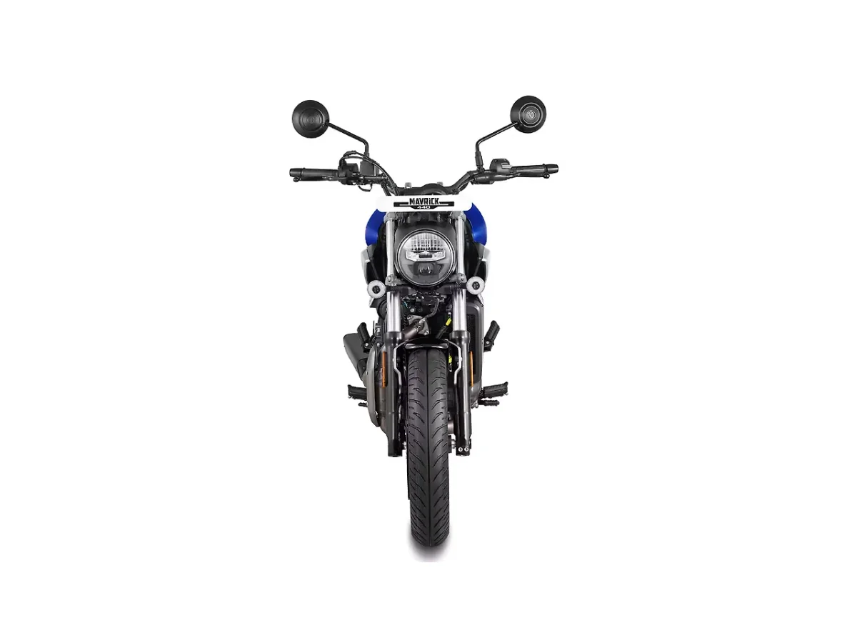 Front view of the Hero Mavrick 440 motorcycle