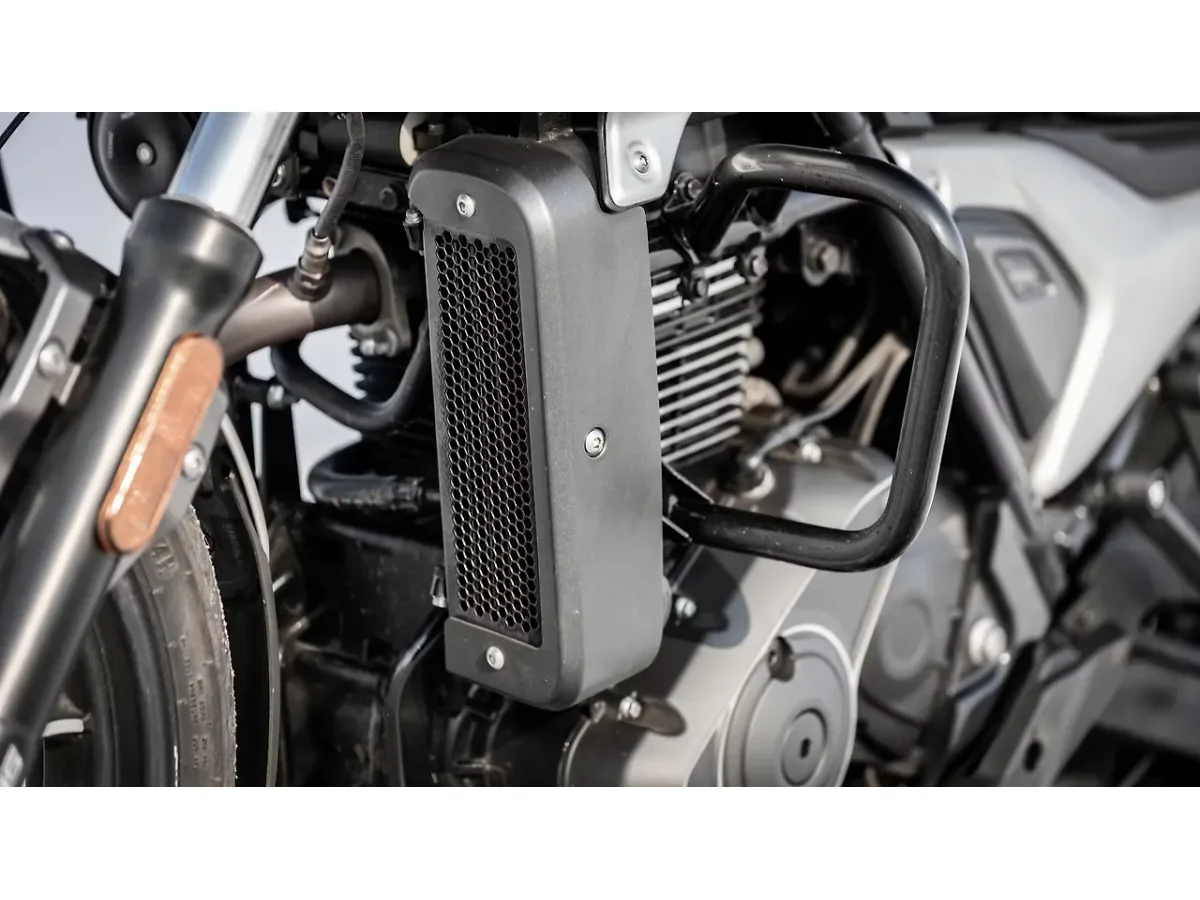 Hero Mavrick 440 radiator and cooling system detail