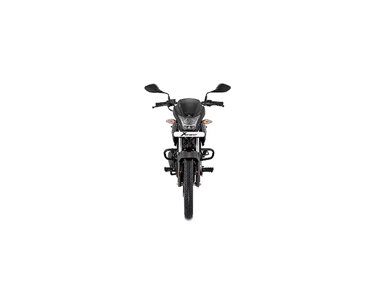 Front view of the Hero Passion XTEC commuter motorcycle