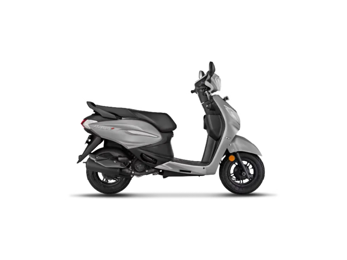 Hero Pleasure Plus Mat Vernier Grey colour side profile