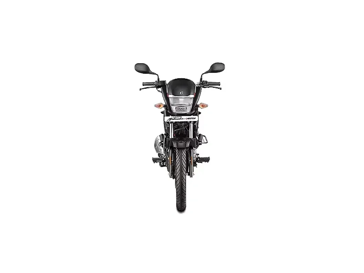 Front view of the Hero Super Splendor XTEC motorcycle