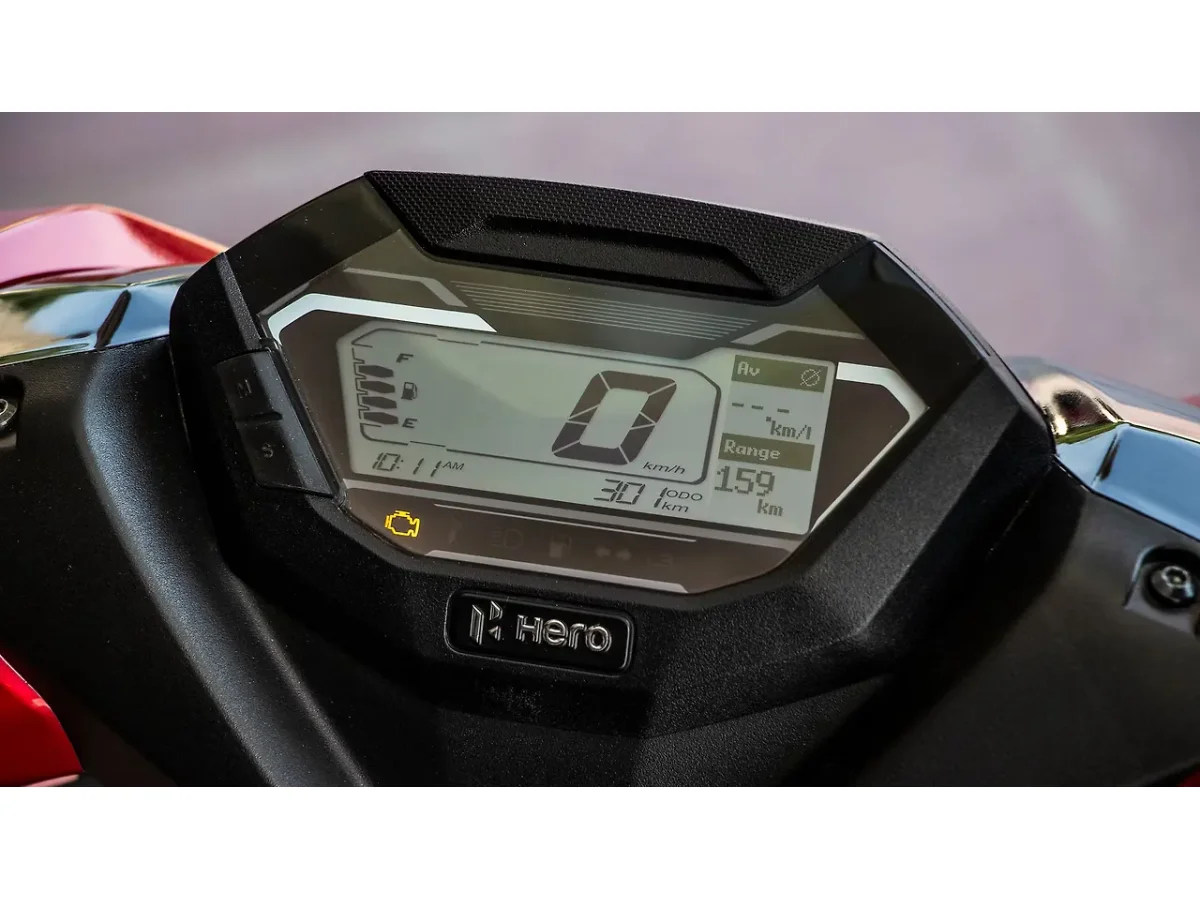 Hero Xoom 125 digital instrument cluster display