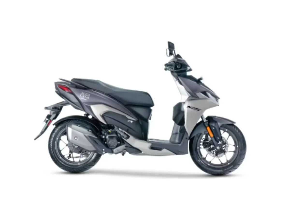 Hero Xoom 125 Matt Storm Grey colour side profile
