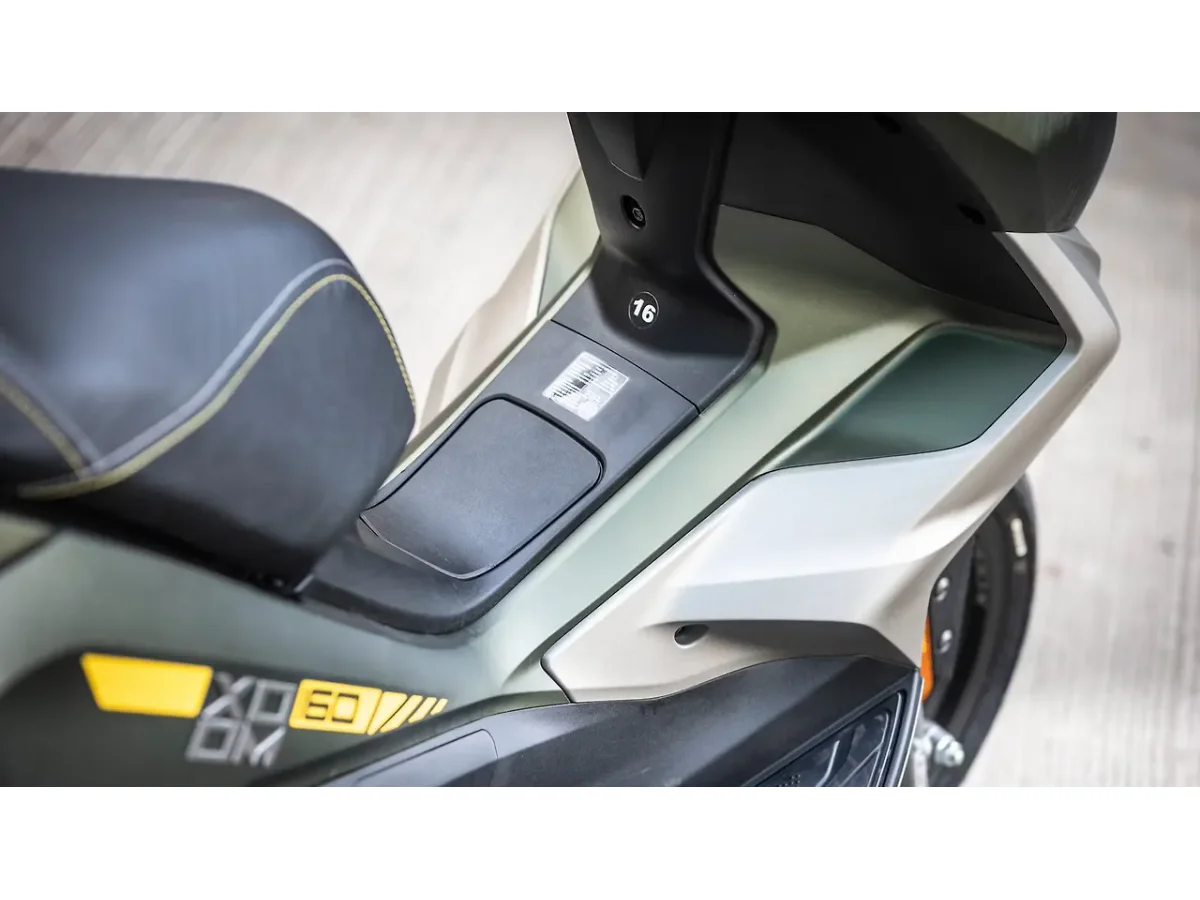 Hero Xoom 160 front inner cover and rider area