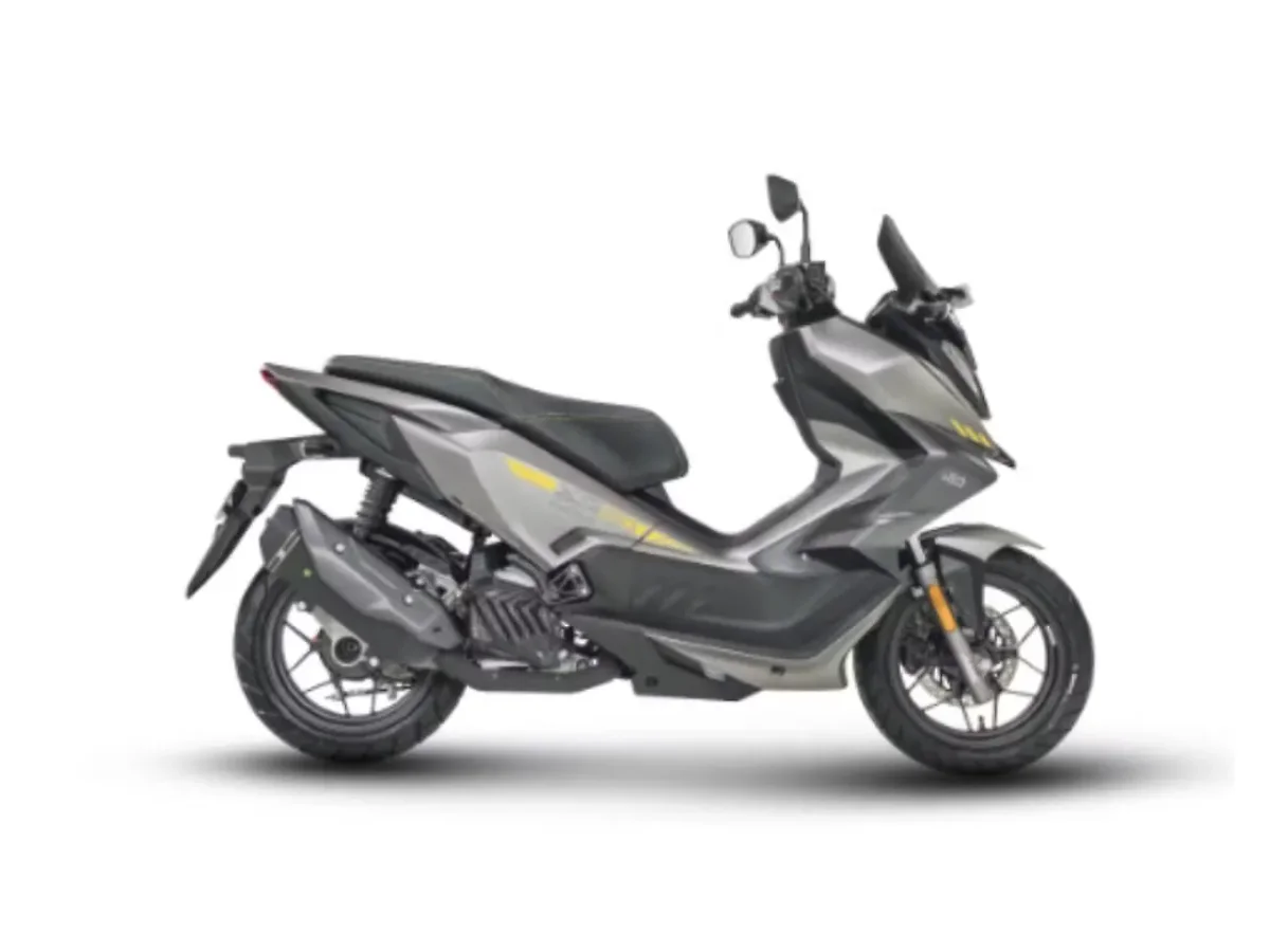 Hero Xoom 160 Matte Volcanic Grey colour side profile