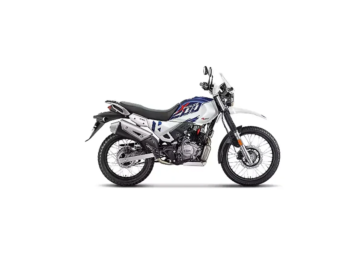 Hero XPulse 200 4V Metallic Nexus Blue colour variant side profile