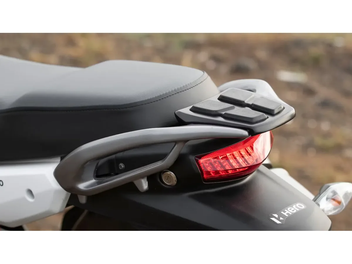 Hero XPulse 200 4V rear grab rail and LED tail lamp