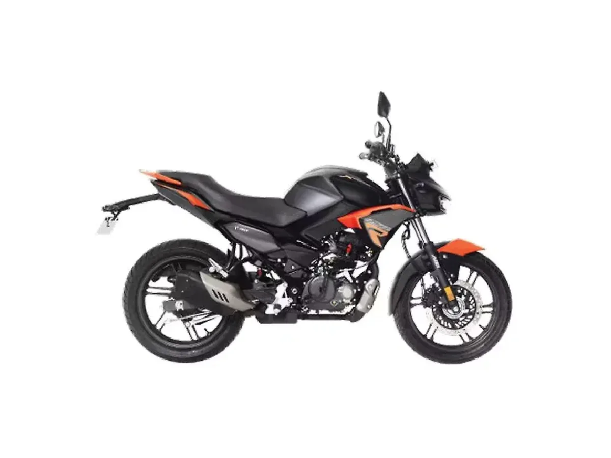 Hero Xtreme 125R Abrax Orange colour side view