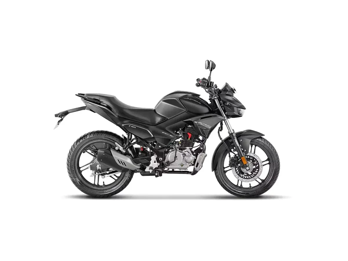 Hero Xtreme 125R Stallion Black colour side view
