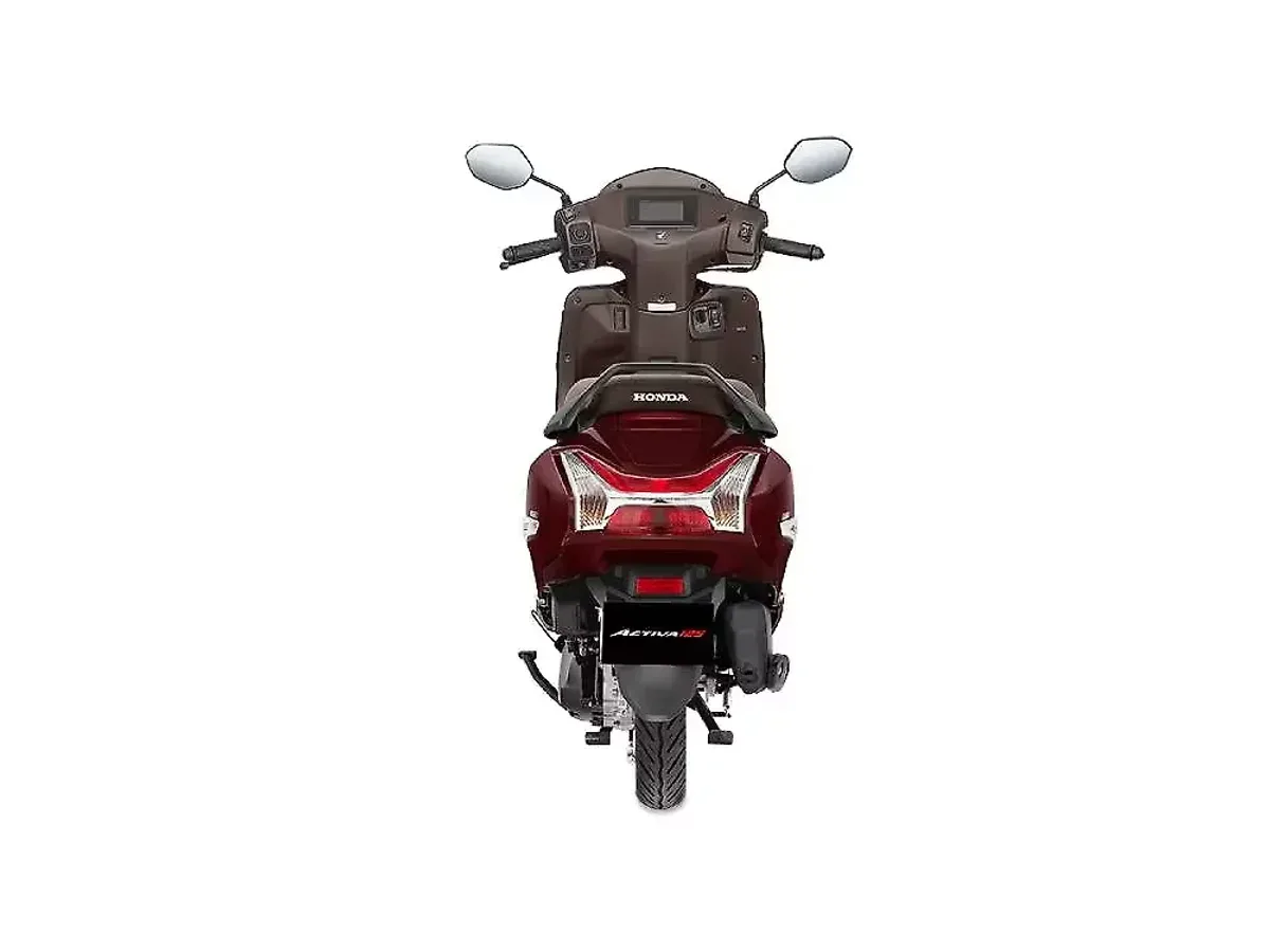 Honda Activa 125 rear view in Rebel Red Metallic