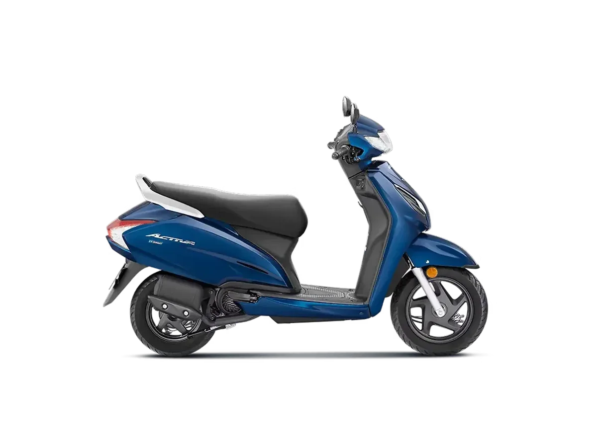 Honda Activa 6G Decent Blue Metallic right side view