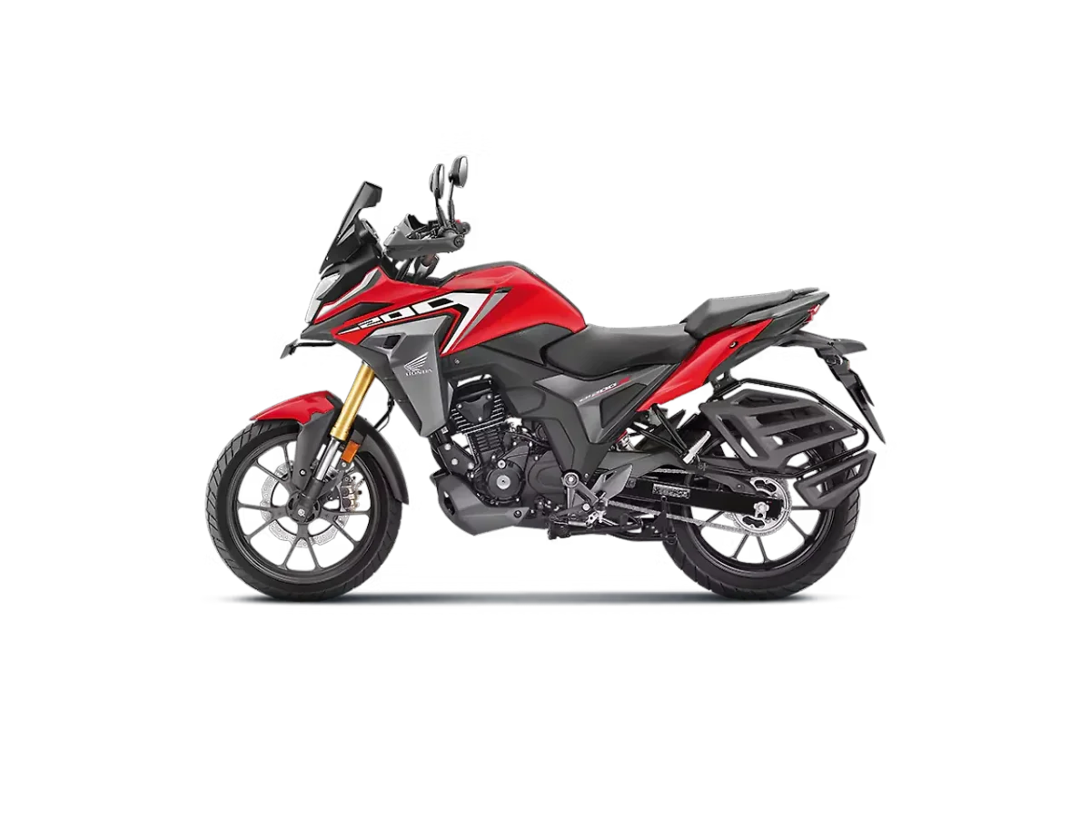 Honda CB200X left side view