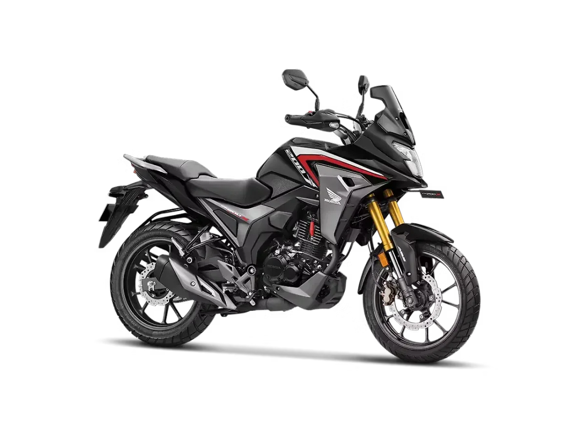 Honda CB200X in Pearl Nightstar Black colour