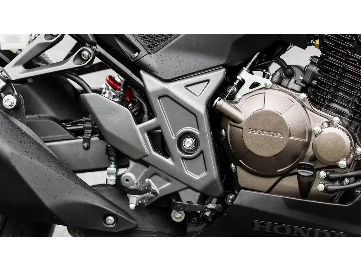 Honda CB300F rider heel guard