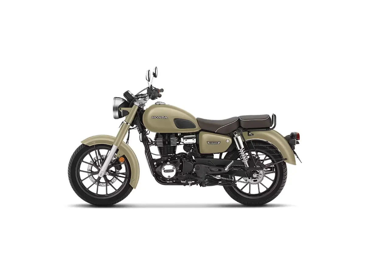 Honda CB350 left side profile