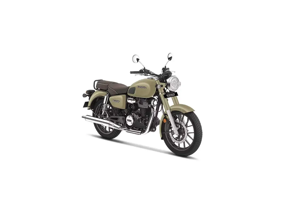 Honda CB350 right front three-quarter view