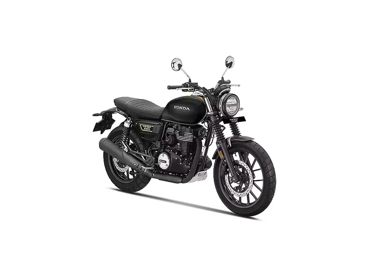 Honda CB350RS right front three-quarter view