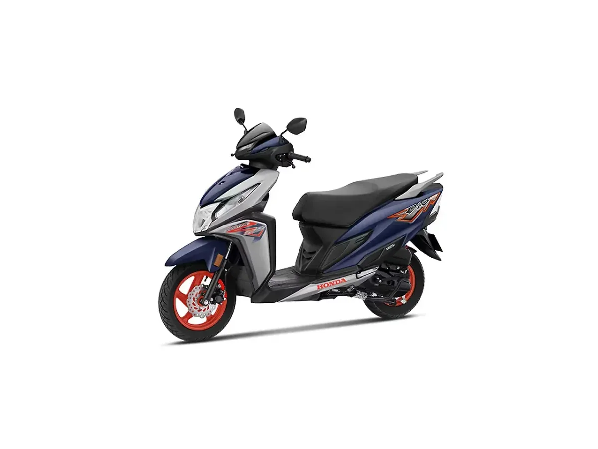 Honda Dio 125 left front three-quarter view