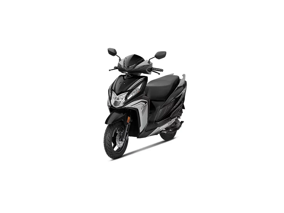 Honda Dio 125 Pearl Deep Ground Gray with stripe graphics
