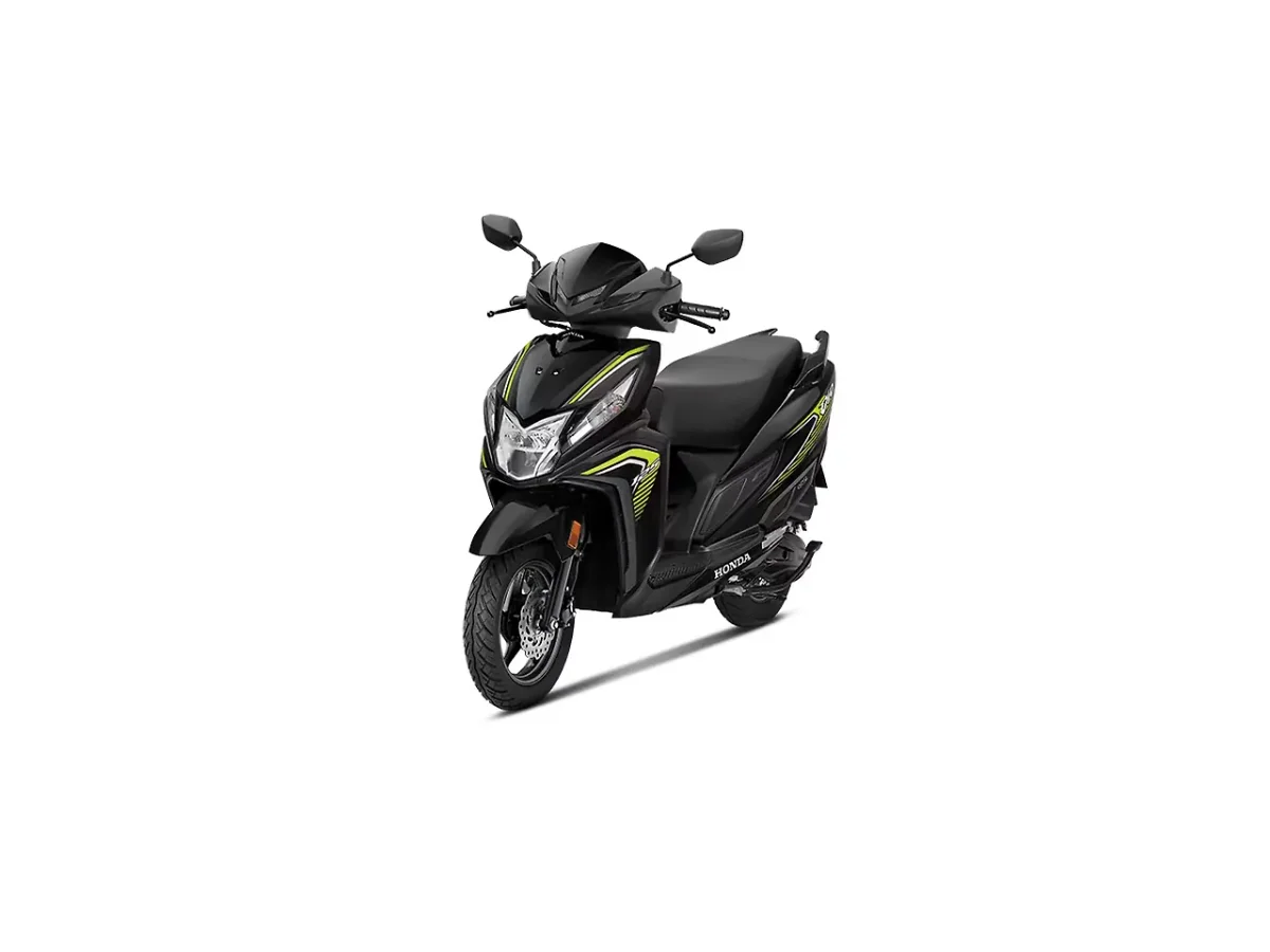 Honda Dio 125 Pearl Igneous Black side profile
