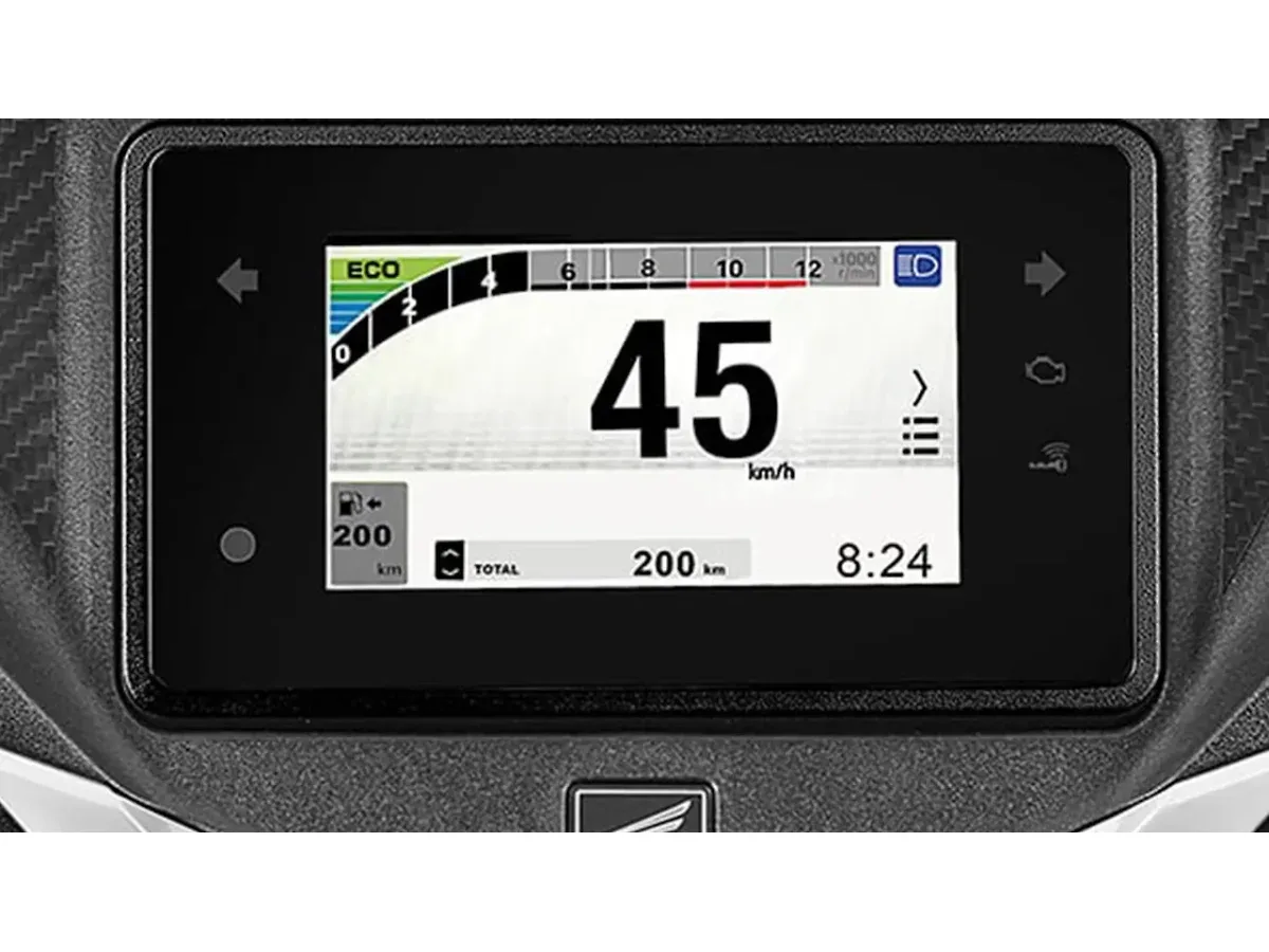 Honda Dio 125 TFT digital instrument cluster