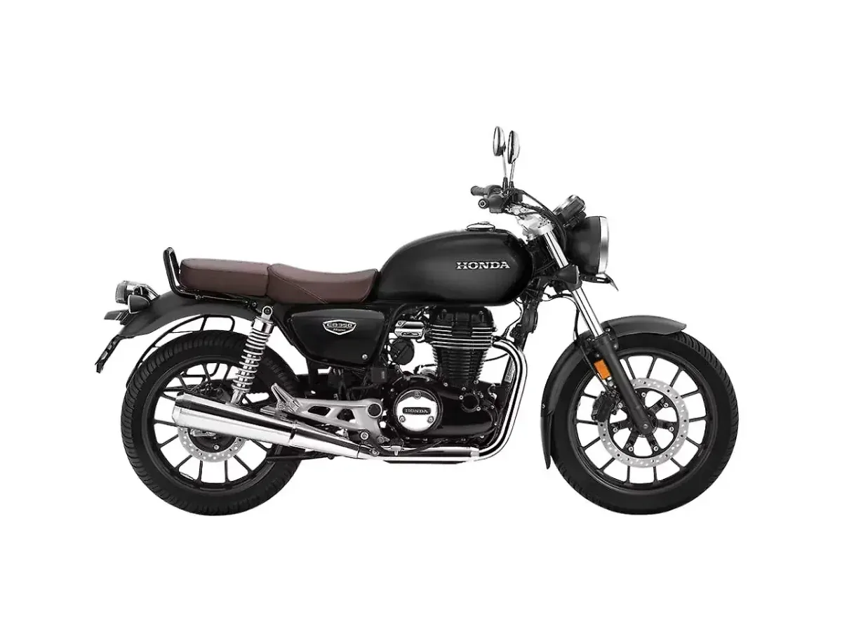 Honda Hness CB350 Pearl Igneous Black studio view