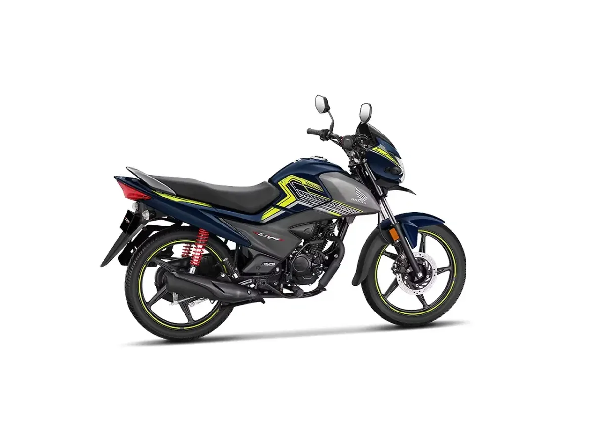 Honda Livo in Pearl Siren Blue with Geny Gray graphics