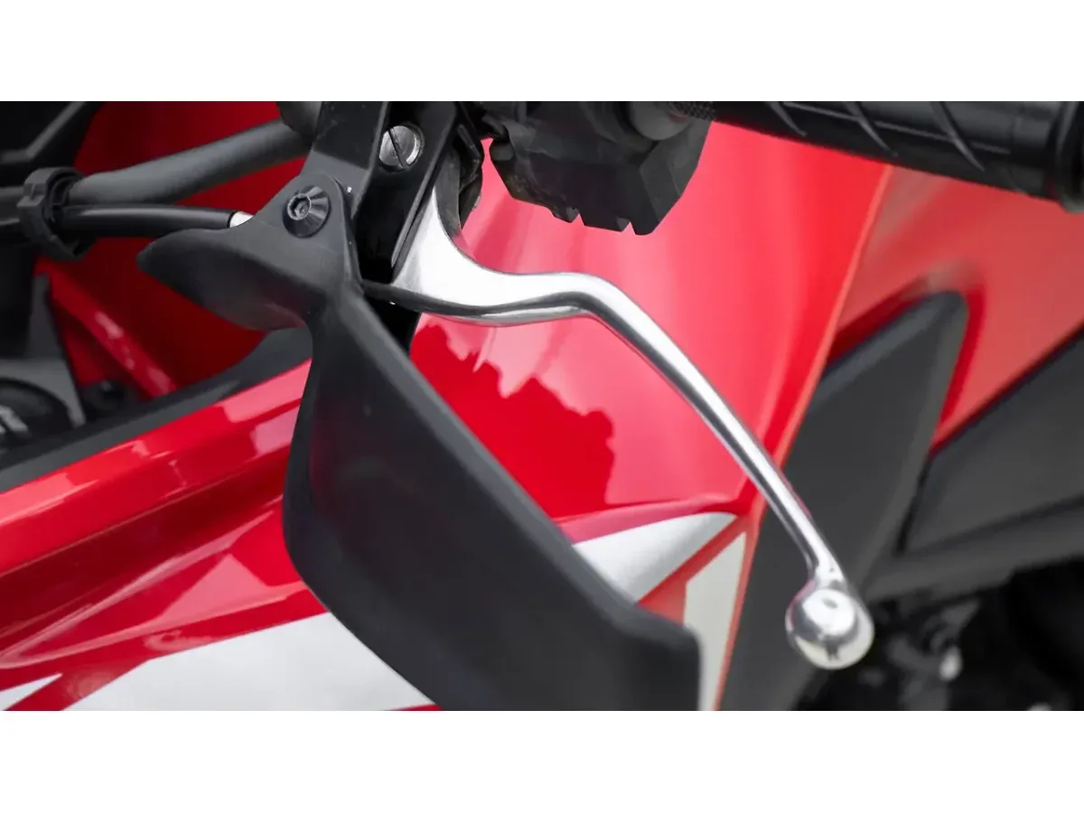 Honda NX500 clutch lever and handguard