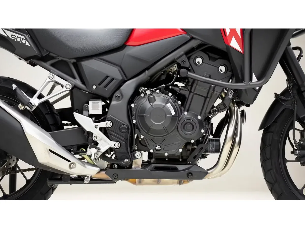 Honda NX500 engine from right side