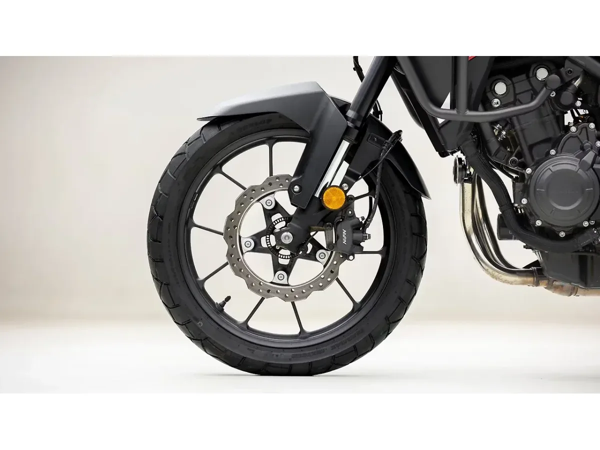 Honda NX500 front alloy wheel and disc brake