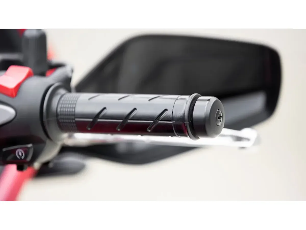 Honda NX500 handlebar grip and bar-end weight