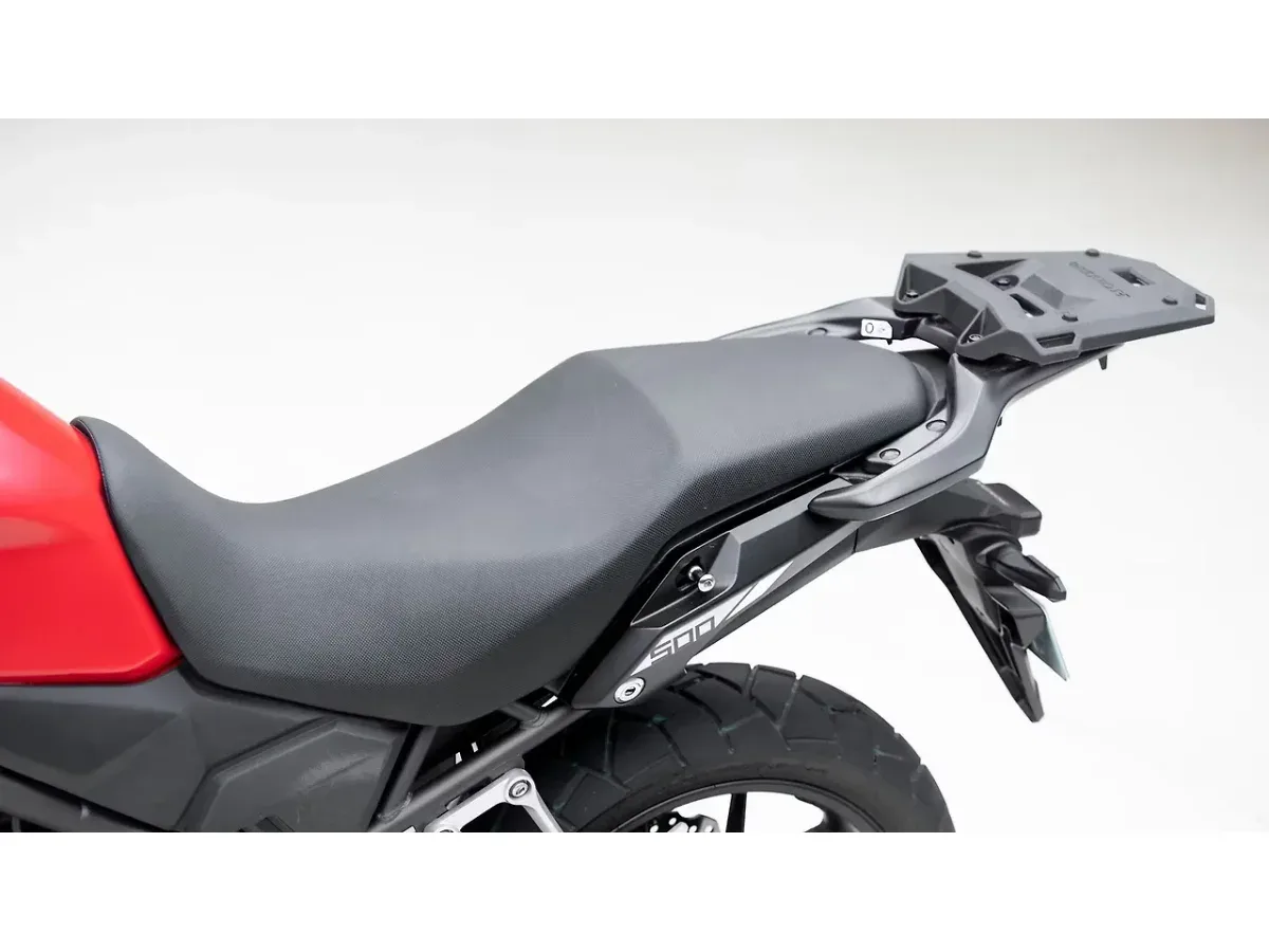 Honda NX500 split seat close-up