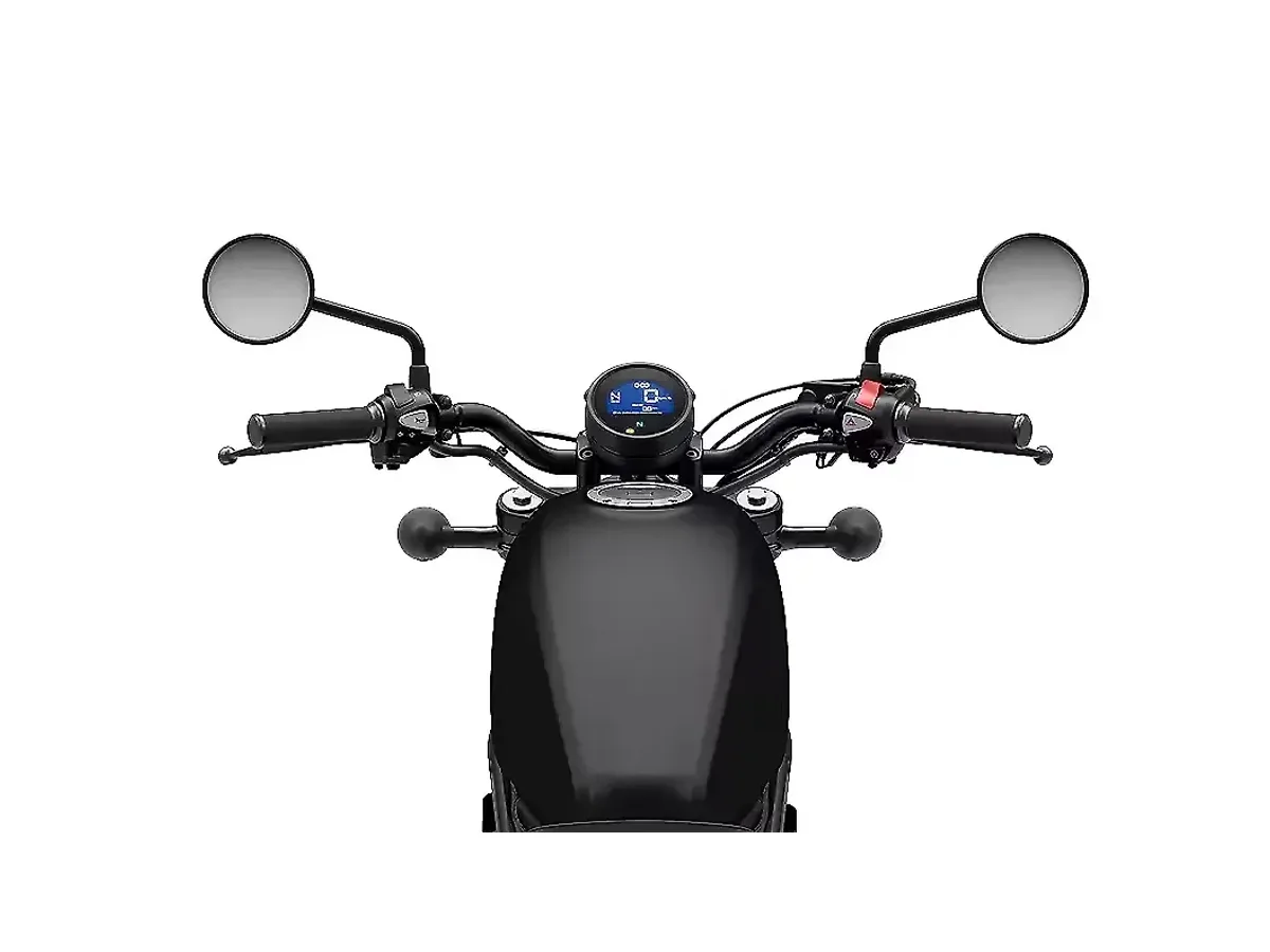 Honda Rebel 500 handlebar and instrument cluster