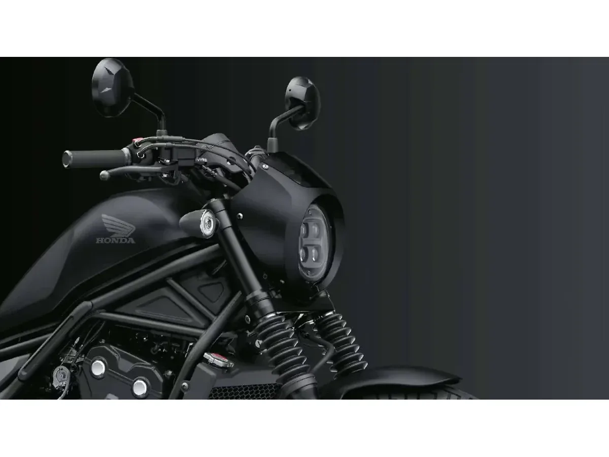 Honda Rebel 500 round LED headlight