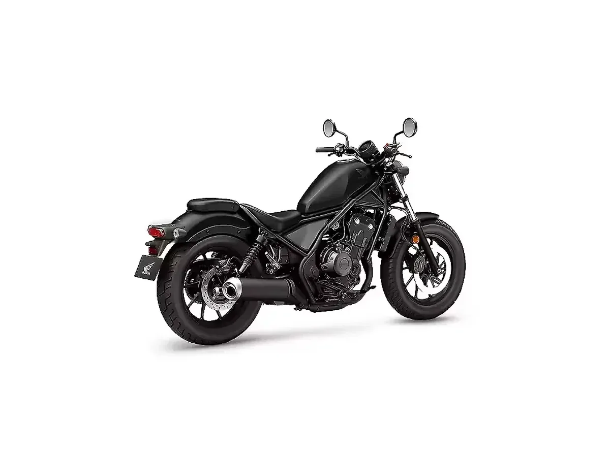 Honda Rebel 500 rear right three-quarter studio view