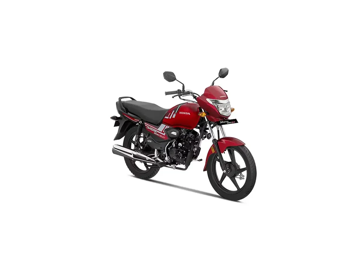 Honda Shine 100 front right three-quarter view