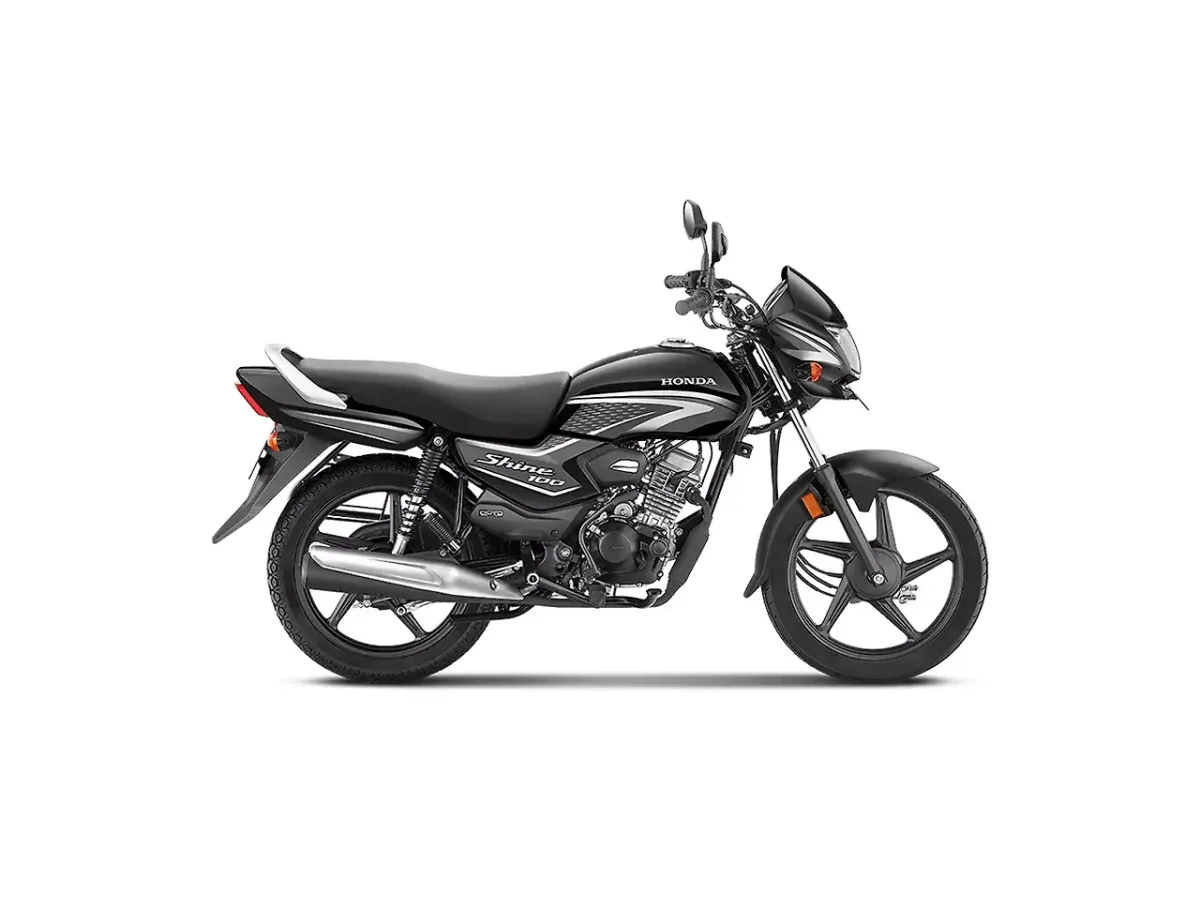 Honda Shine 100 in Grey with Black