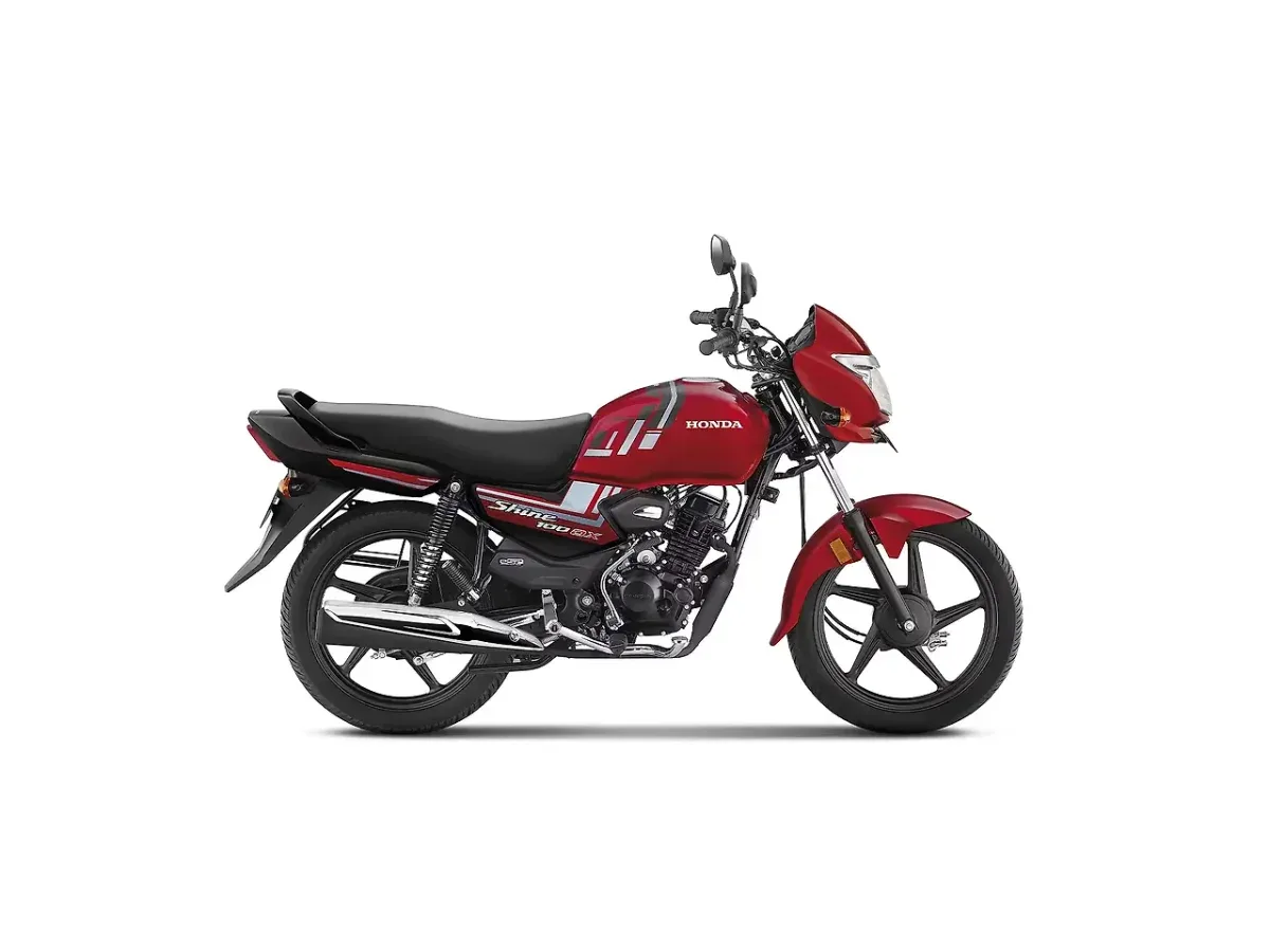 Honda Shine 100 in Imperial Red Metallic